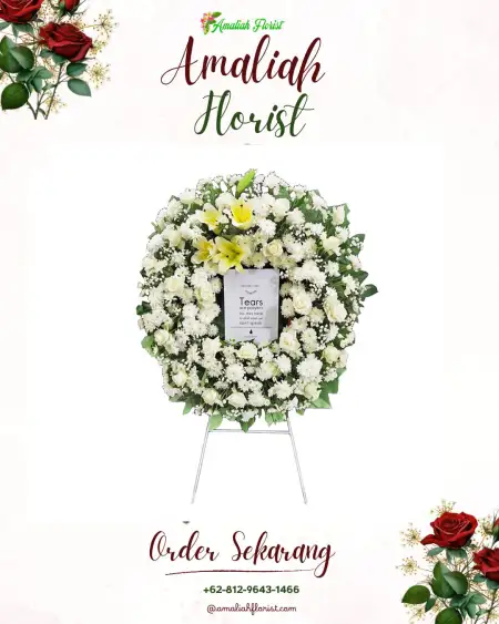 Krans Bunga Duka Sri Busono